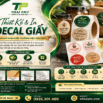 Thiết kế và in decal giấy