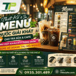 Thiết Kế & In Menu Nước Giải Khát Đẹp – Thu Hút Khách