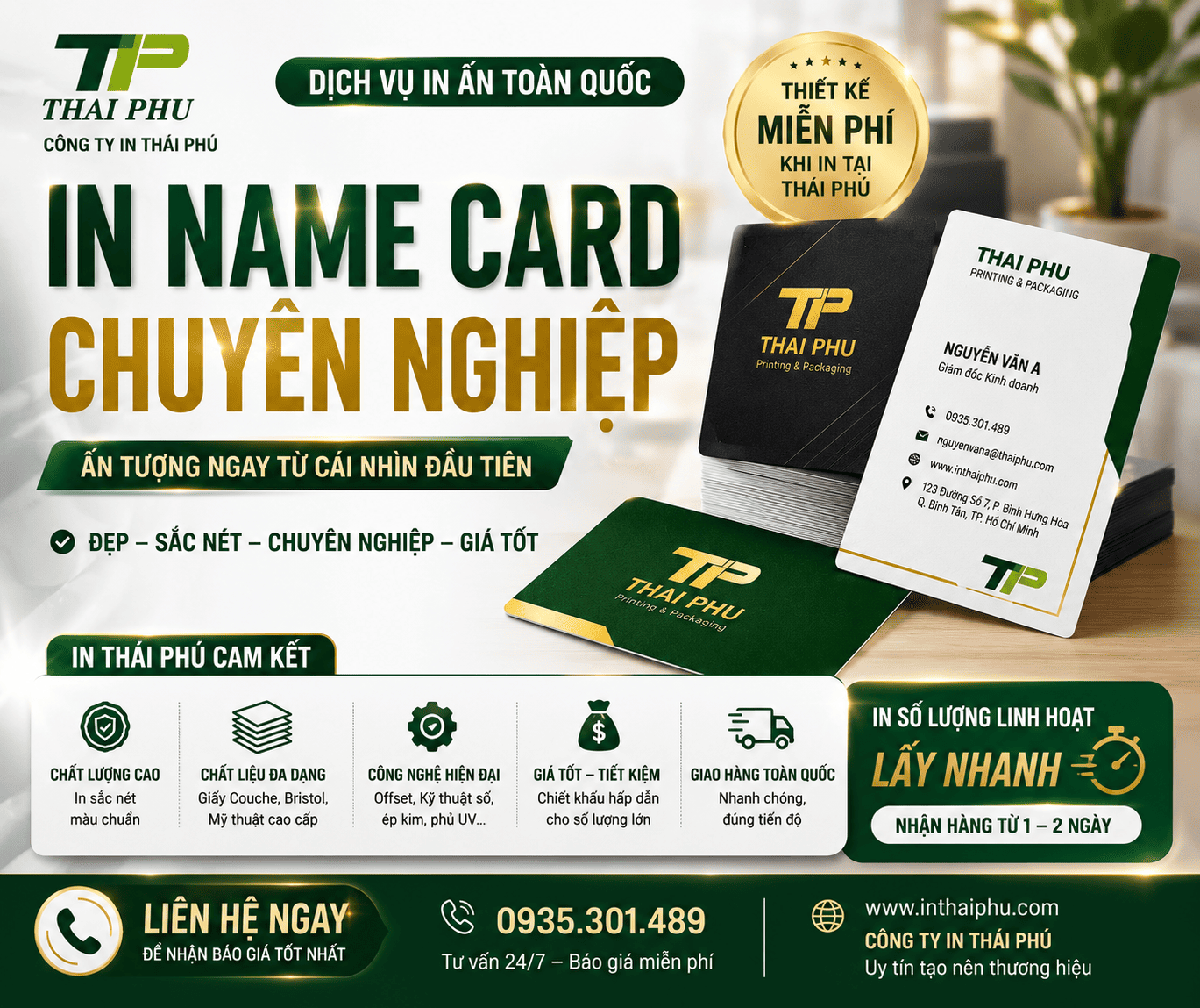 In Name Card Cần Lưu Ý Gì? Đừng Để Danh Thiếp Làm Mất Đi Cơ Hội Kinh Doanh