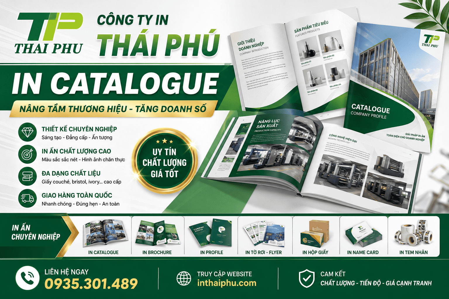 In Catalogue Cho Doanh Nghiệp